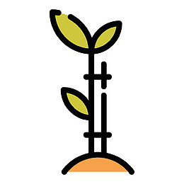 卡通手绘矢量萌芽