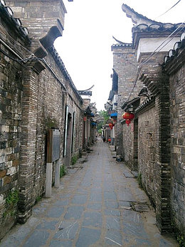 中式建筑胡同巷子