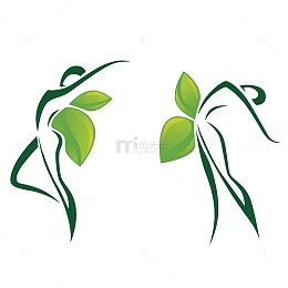 绿色起飞减肥logo