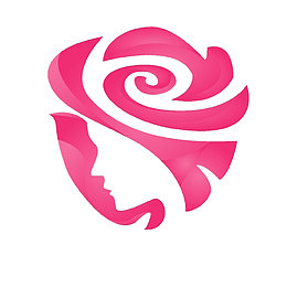 花朵创意女性减肥logo