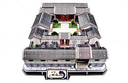 灰色的四合院