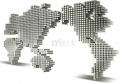 3D原素淘宝素材地球点图