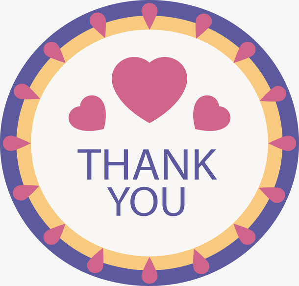 爱心谢谢你卡片