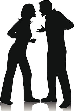 正在争吵的男女