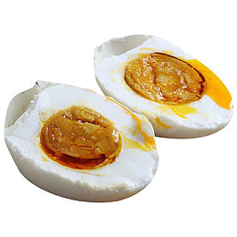 两半咸鸭蛋