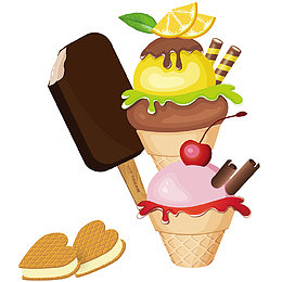 甜品店的宣传海报