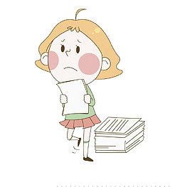 沮丧的女孩