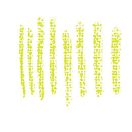 粉笔笔刷线条绿色