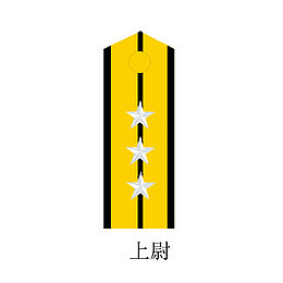 解放军上尉矢量肩章