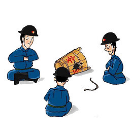 三个煤矿工