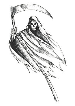 拿着镰刀的死神