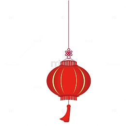 矢量红色灯笼中国风节日素材