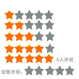 多人评星