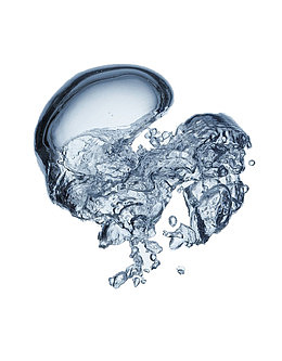 水中氧气气泡的自然形状