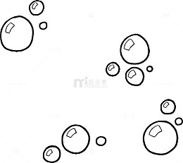简约手绘卡通气泡