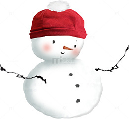 可爱雪人