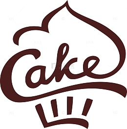 简洁手绘蛋糕LOGO