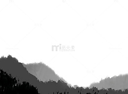 山脉线条