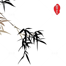 中国复古风格与竹子