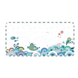 矢量插画风边框