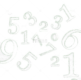 粉笔数字字母