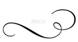 黑色线条波浪效果