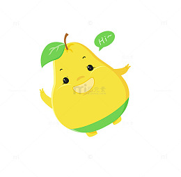 梨子卡通素材