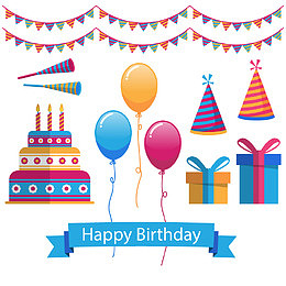矢量生日快乐