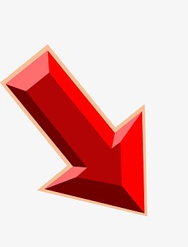 矢量手绘红色箭头素材-矢量手绘红色箭头图片元素-觅元素