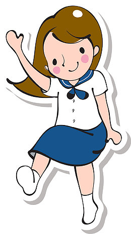 手绘学生