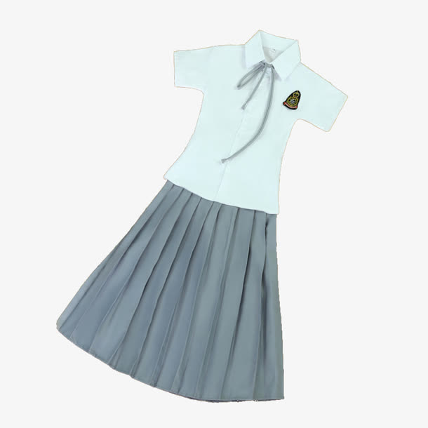 女生学生长裙校服简单大方简洁