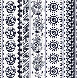 免抠蜡染图案装饰