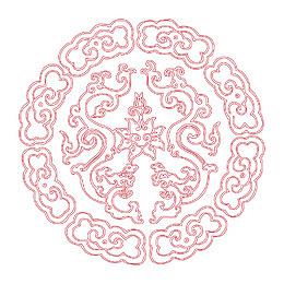 中国风花纹