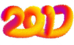 2017年毛绒字体