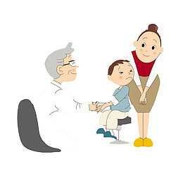 老师带学生接种疫苗