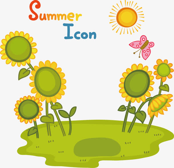矢量向日葵