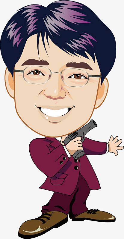 卡通小男孩矢量素材png信息化社会矢量素材png矢量商务头像素材png