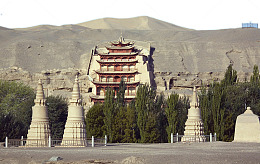 著名景点敦煌莫高窟