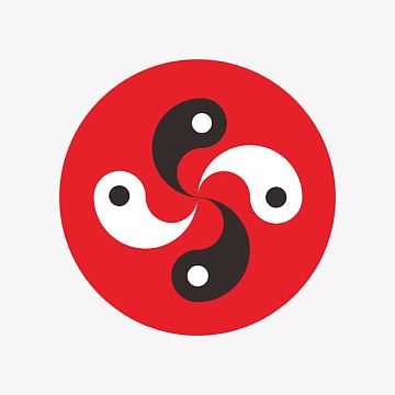 彩色八卦png3d太极阴阳鱼头像png太极图案png手绘中国风阴阳鱼png阴阳