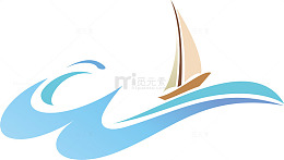 帆船卡通