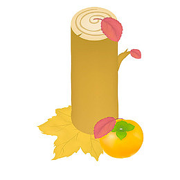 木头和水果