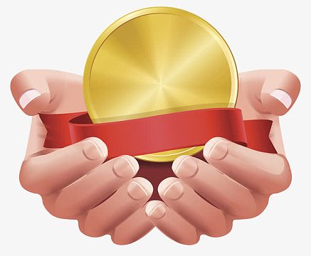 比赛冠军金牌勋章