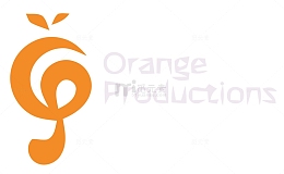 橙子皮与音乐符号适量