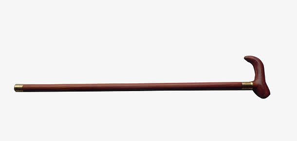 褐色长拐杖