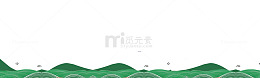 手绘绿色草地边框纹理