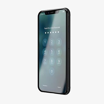 黑色iphone8按键拨号页