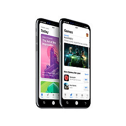 白色屏幕iPhone8侧面