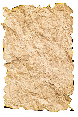 黄色皱纹旧纸张