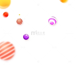 天猫活动设计圆形球体条纹