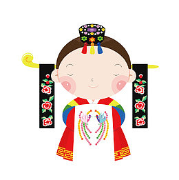 韩国卡通美女